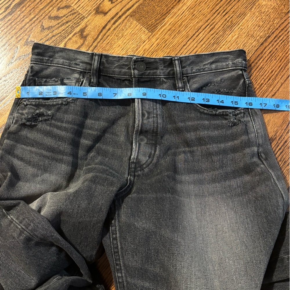 Moussy Vintage‎ | Ashleys Wide Straight Black Jeans Sz 28 - Picture 9 of 11